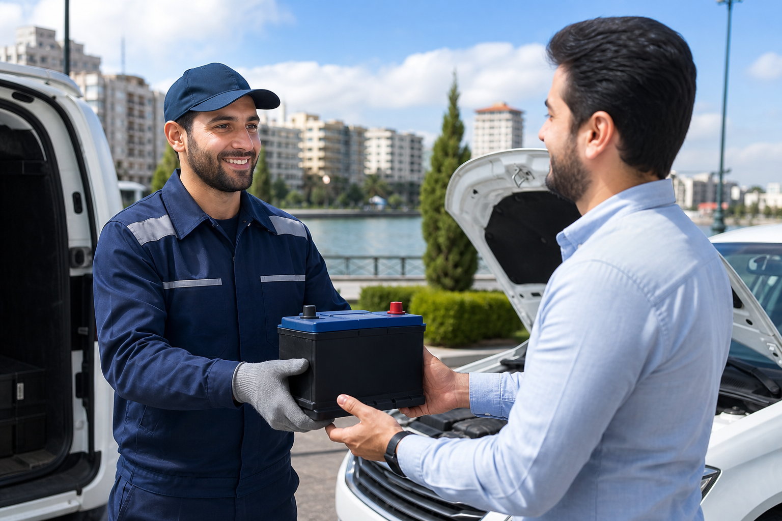 ارسال فوری باتری در رشت با تحویل در محل