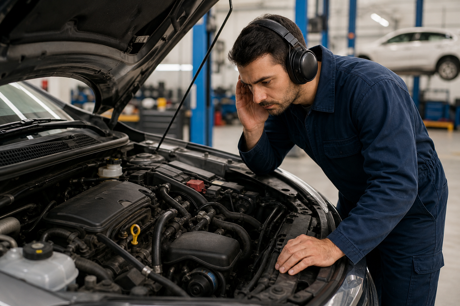 تشخیص صدای غیرعادی موتور